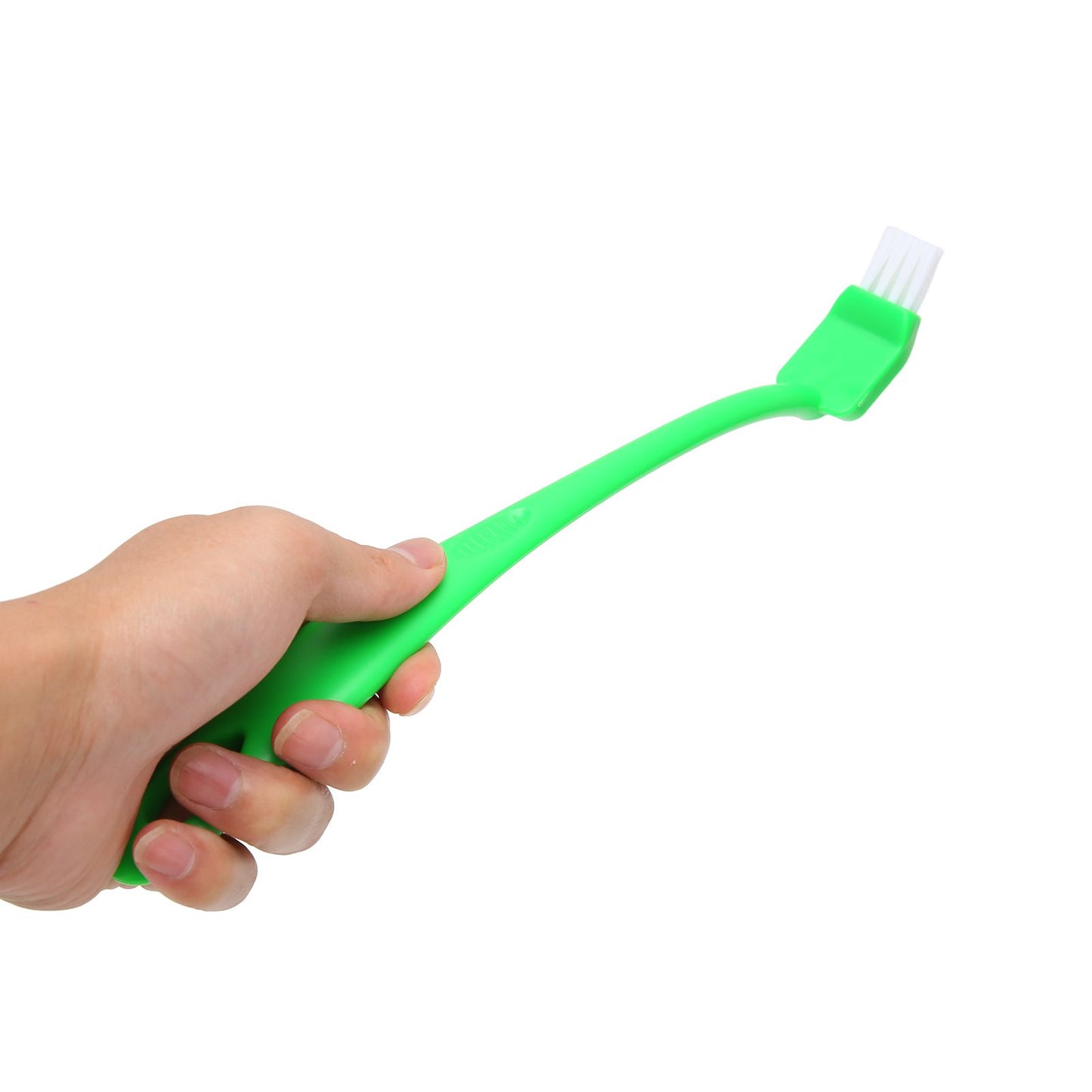 Universal 2 Head Cleaning Brush 31cm Long Handle Brush for Juicer Bottle Cup Green V1294-YM0523-3113220045411
