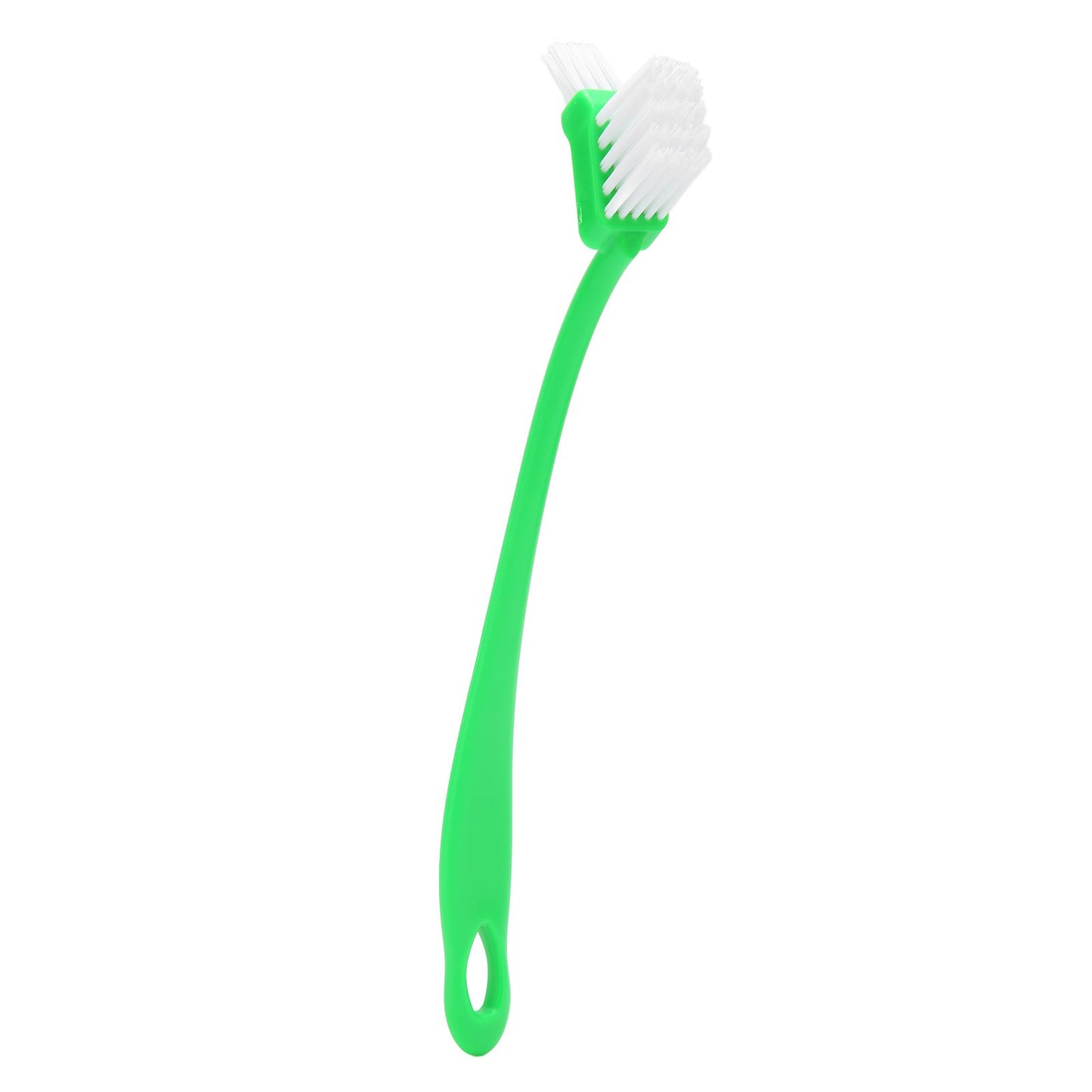 Universal 2 Head Cleaning Brush 31cm Long Handle Brush for Juicer Bottle Cup Green V1294-YM0523-3113220045411