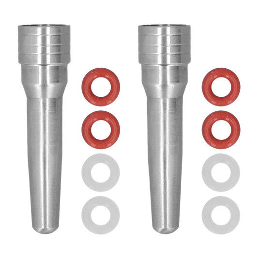 2Pcs Coffee Machine Steam Nozzle Stainless Steel Milk Foam Steam Nozzle for Home Kitchen Cafe Milk Tea Shop V1294-YM0523-3113220047911