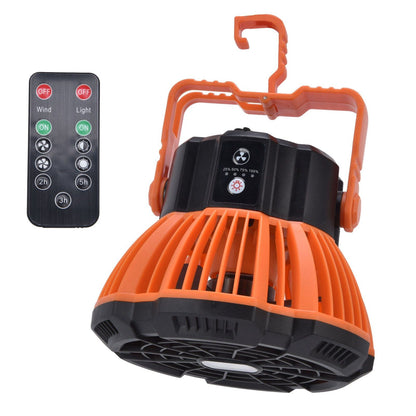 Camping Fan with Light Silent USB Charging 180 degrees Rotation Portable Hook Design 5 LED Fan for Tent V1294-YM0523-3113220048711