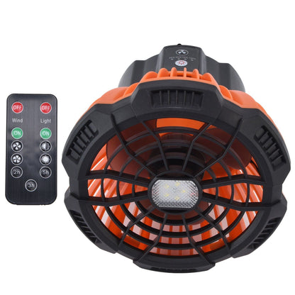 Camping Fan with Light Silent USB Charging 180 degrees Rotation Portable Hook Design 5 LED Fan for Tent V1294-YM0523-3113220048711
