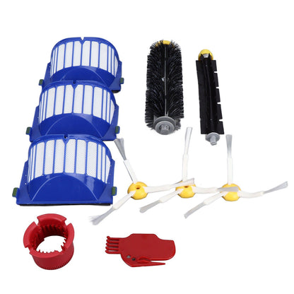 Roller Brush Filters Side Brushes Cleaner Kits Replacement Parts for Roomba 600 675 690 670 671 V1294-YM0523-3113220048811