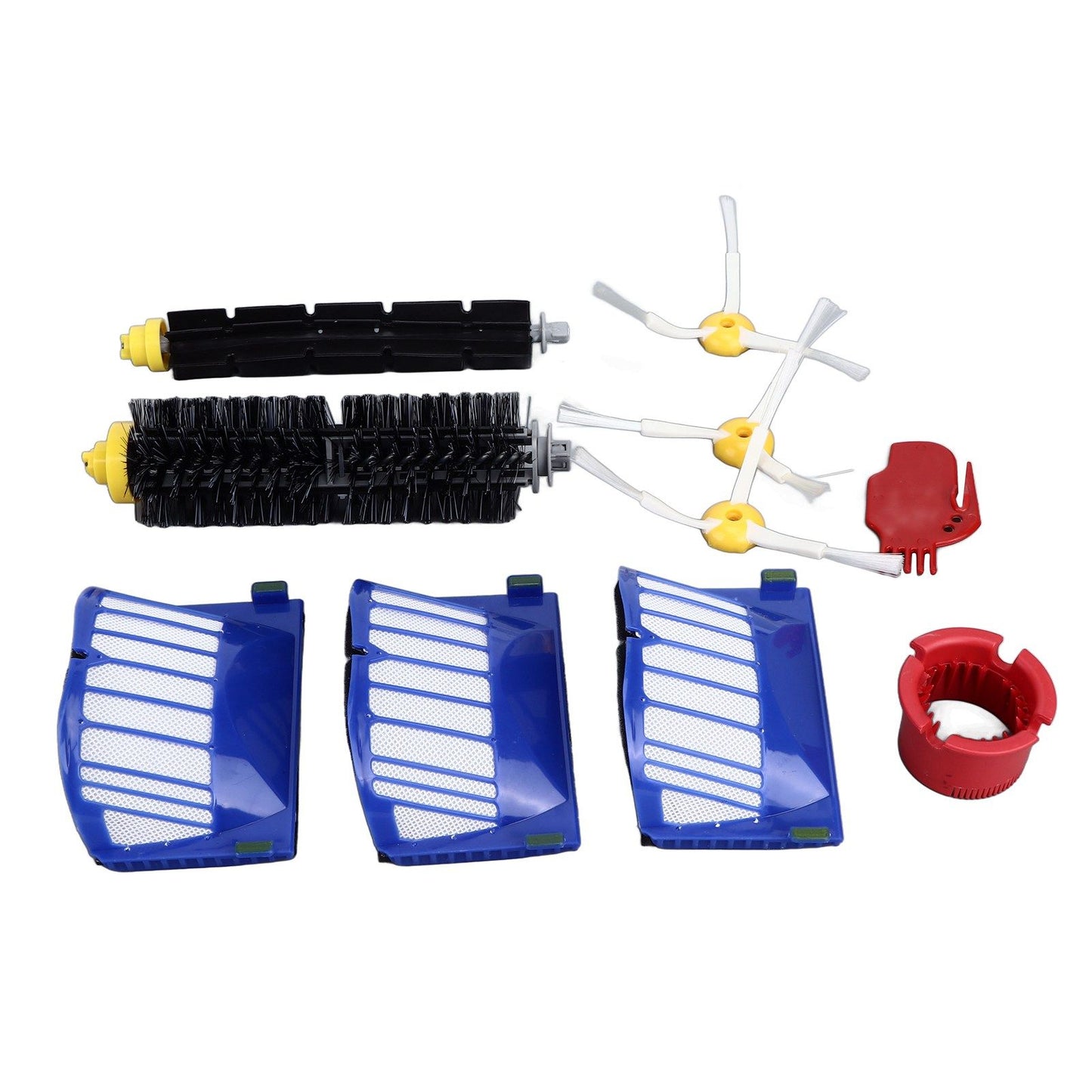 Roller Brush Filters Side Brushes Cleaner Kits Replacement Parts for Roomba 600 675 690 670 671 V1294-YM0523-3113220048811