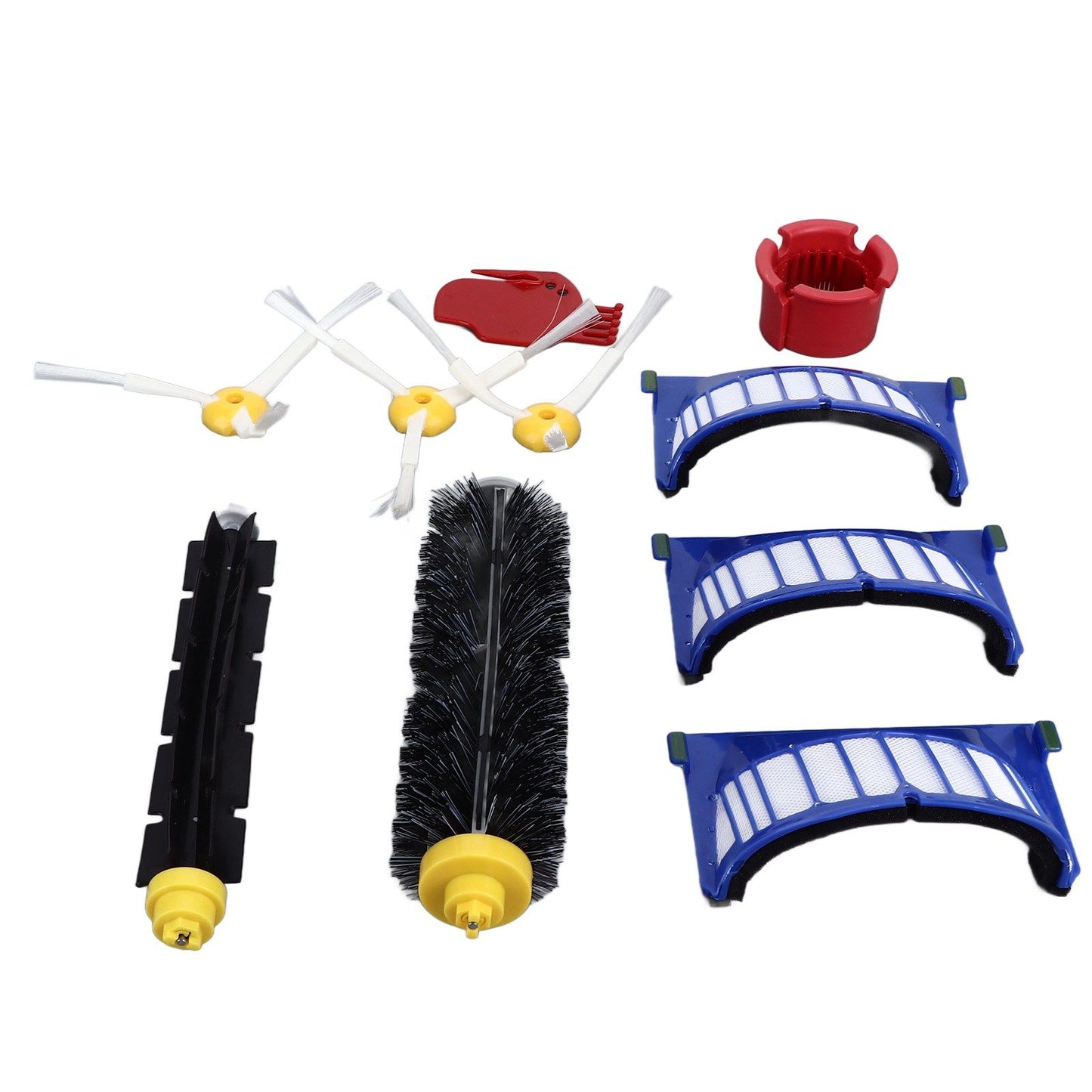 Roller Brush Filters Side Brushes Cleaner Kits Replacement Parts for Roomba 600 675 690 670 671 V1294-YM0523-3113220048811