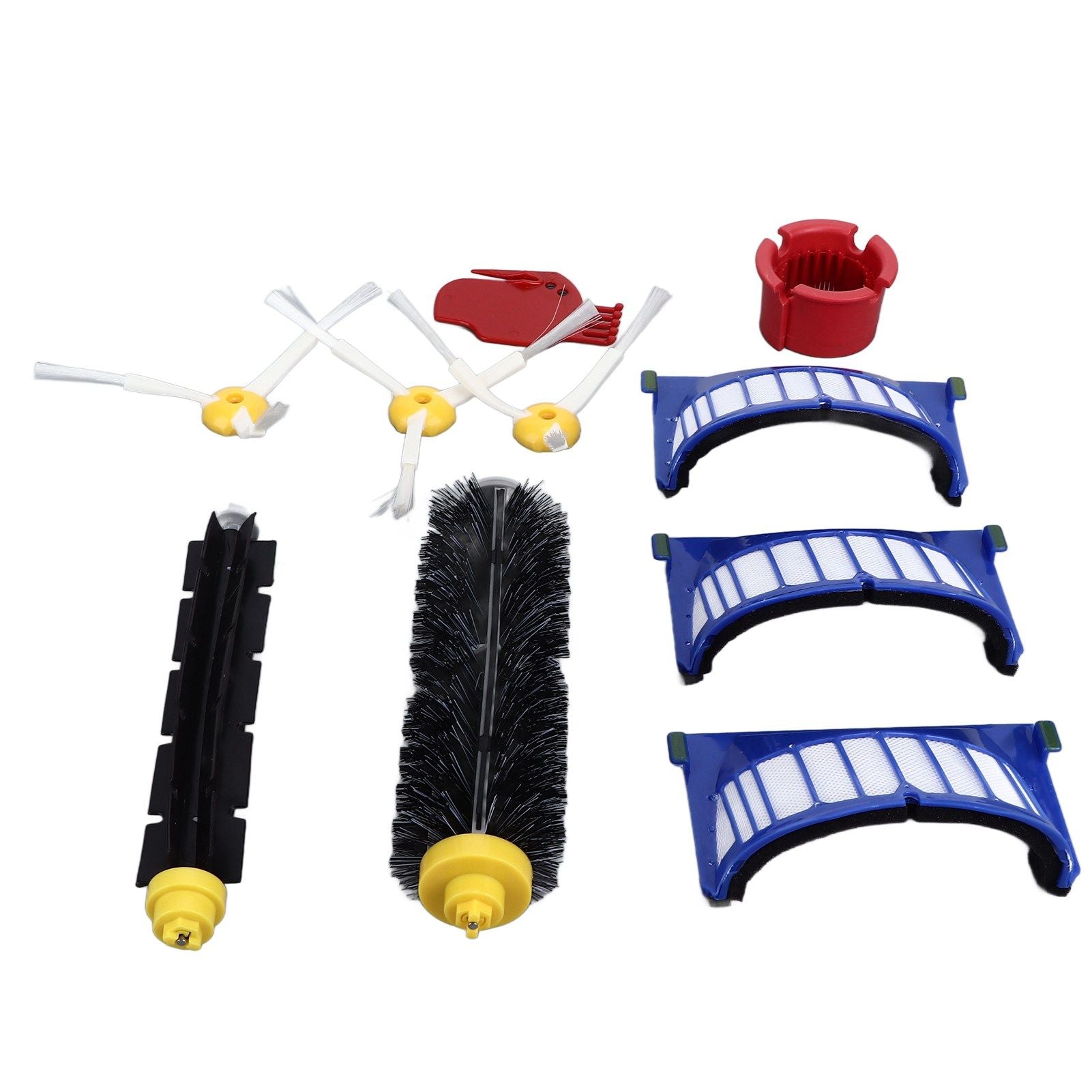 Roller Brush Filters Side Brushes Cleaner Kits Replacement Parts for Roomba 600 675 690 670 671 V1294-YM0523-3113220048811