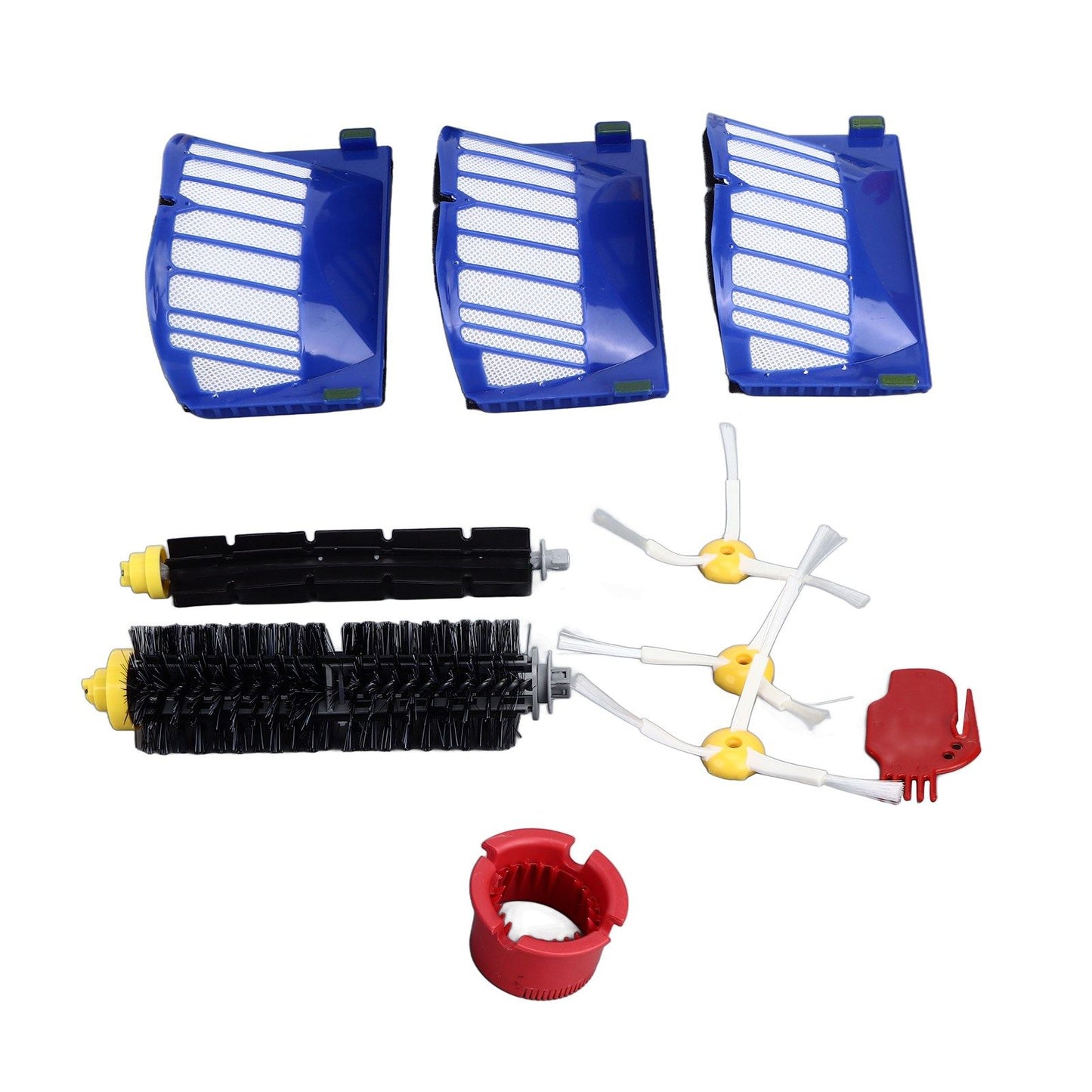 Roller Brush Filters Side Brushes Cleaner Kits Replacement Parts for Roomba 600 675 690 670 671 V1294-YM0523-3113220048811