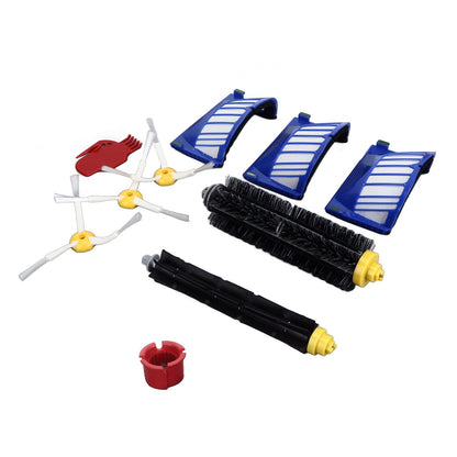 Roller Brush Filters Side Brushes Cleaner Kits Replacement Parts for Roomba 600 675 690 670 671 V1294-YM0523-3113220048811