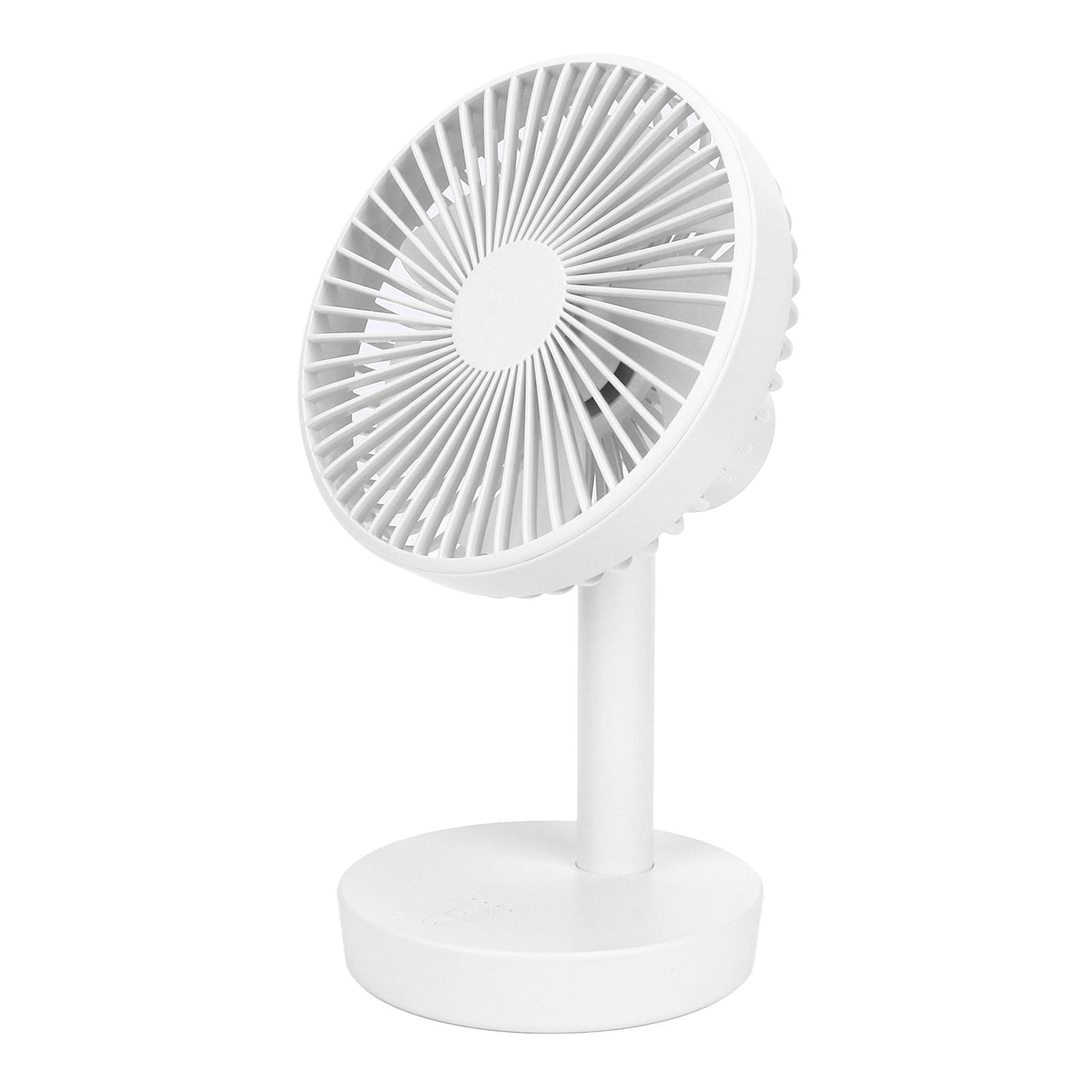 3 Speed USB Desktop Oscillating Fan 5 Blade Gentle Wind Small Personal Desk Fan with Automatic Moving Head V1294-YM0523-3113220050011