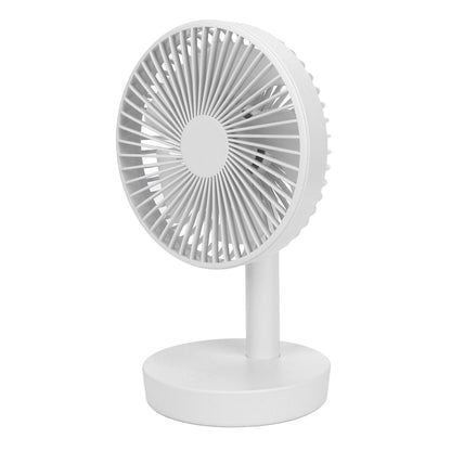 3 Speed USB Desktop Oscillating Fan 5 Blade Gentle Wind Small Personal Desk Fan with Automatic Moving Head V1294-YM0523-3113220050011