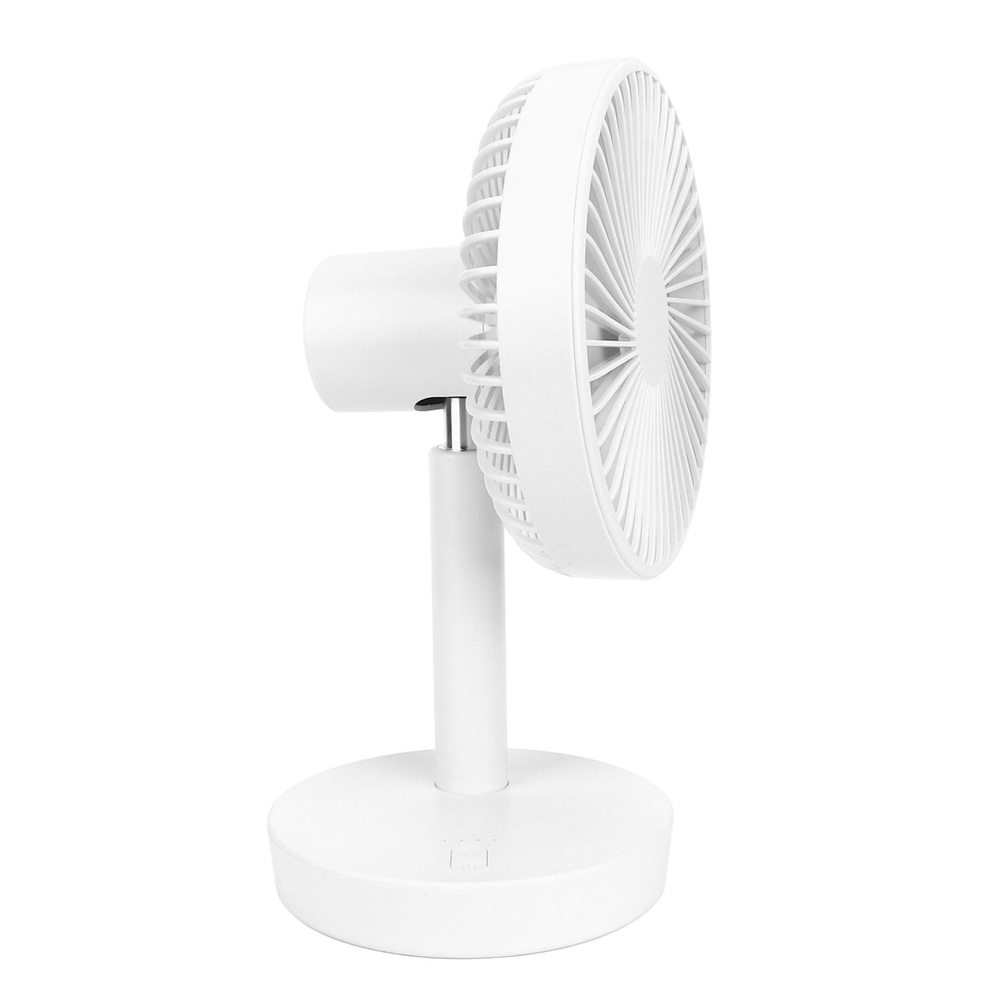 3 Speed USB Desktop Oscillating Fan 5 Blade Gentle Wind Small Personal Desk Fan with Automatic Moving Head V1294-YM0523-3113220050011