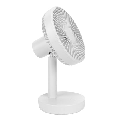 3 Speed USB Desktop Oscillating Fan 5 Blade Gentle Wind Small Personal Desk Fan with Automatic Moving Head V1294-YM0523-3113220050011