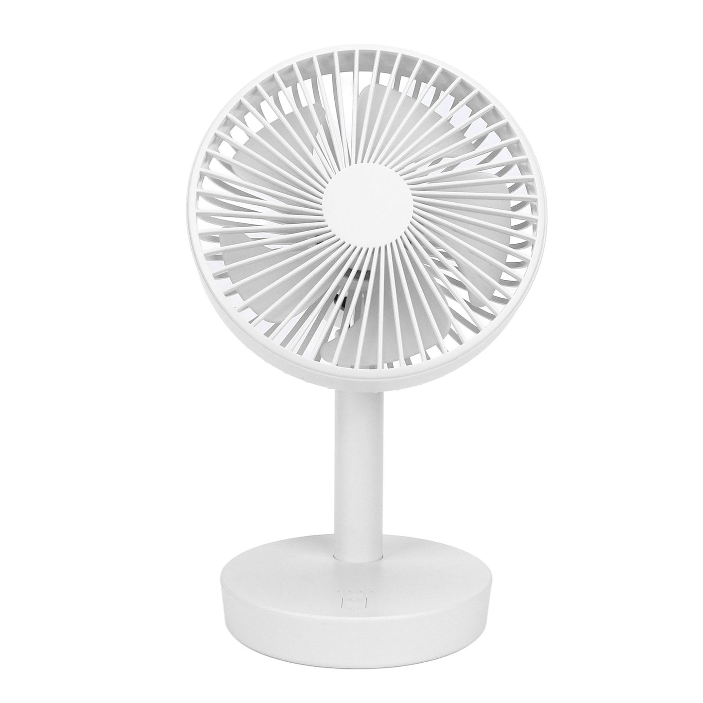 3 Speed USB Desktop Oscillating Fan 5 Blade Gentle Wind Small Personal Desk Fan with Automatic Moving Head V1294-YM0523-3113220050011