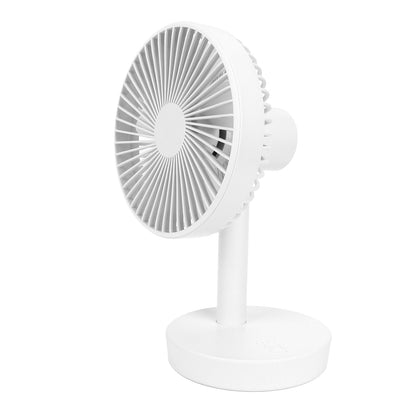 3 Speed USB Desktop Oscillating Fan 5 Blade Gentle Wind Small Personal Desk Fan with Automatic Moving Head V1294-YM0523-3113220050011