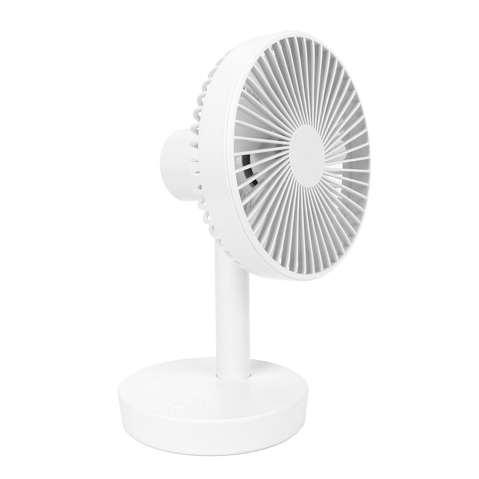 3 Speed USB Desktop Oscillating Fan 5 Blade Gentle Wind Small Personal Desk Fan with Automatic Moving Head V1294-YM0523-3113220050011
