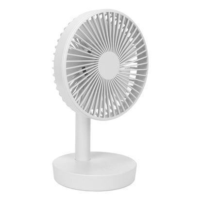 3 Speed USB Desktop Oscillating Fan 5 Blade Gentle Wind Small Personal Desk Fan with Automatic Moving Head V1294-YM0523-3113220050011