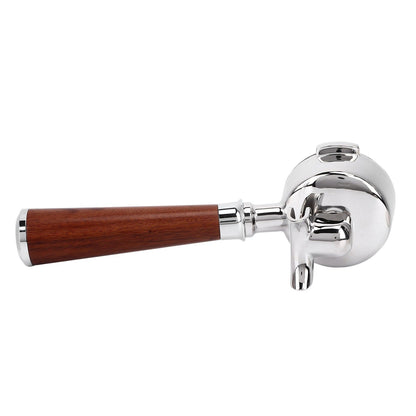 58mm Coffee Portafilter Coffee Machine Filter Coffee Machine Replacement Parts with Wooden Handle for V1294-YM0523-3113220050311
