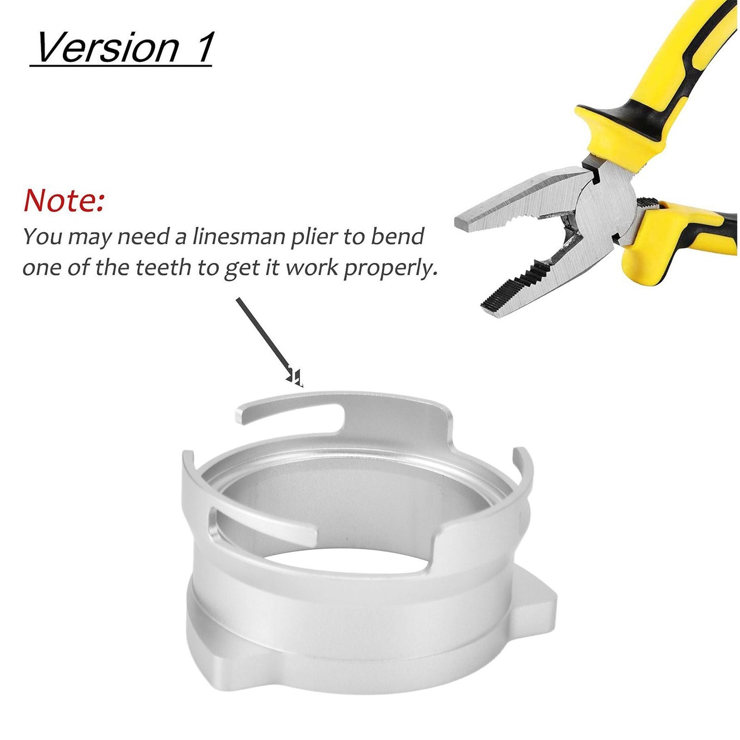 54mm Dosing Funnel Aluminum Alloy Rotatable Coffee Powder Dosing Ring for Breville 8 Series V1294-YM0523-3113220050811