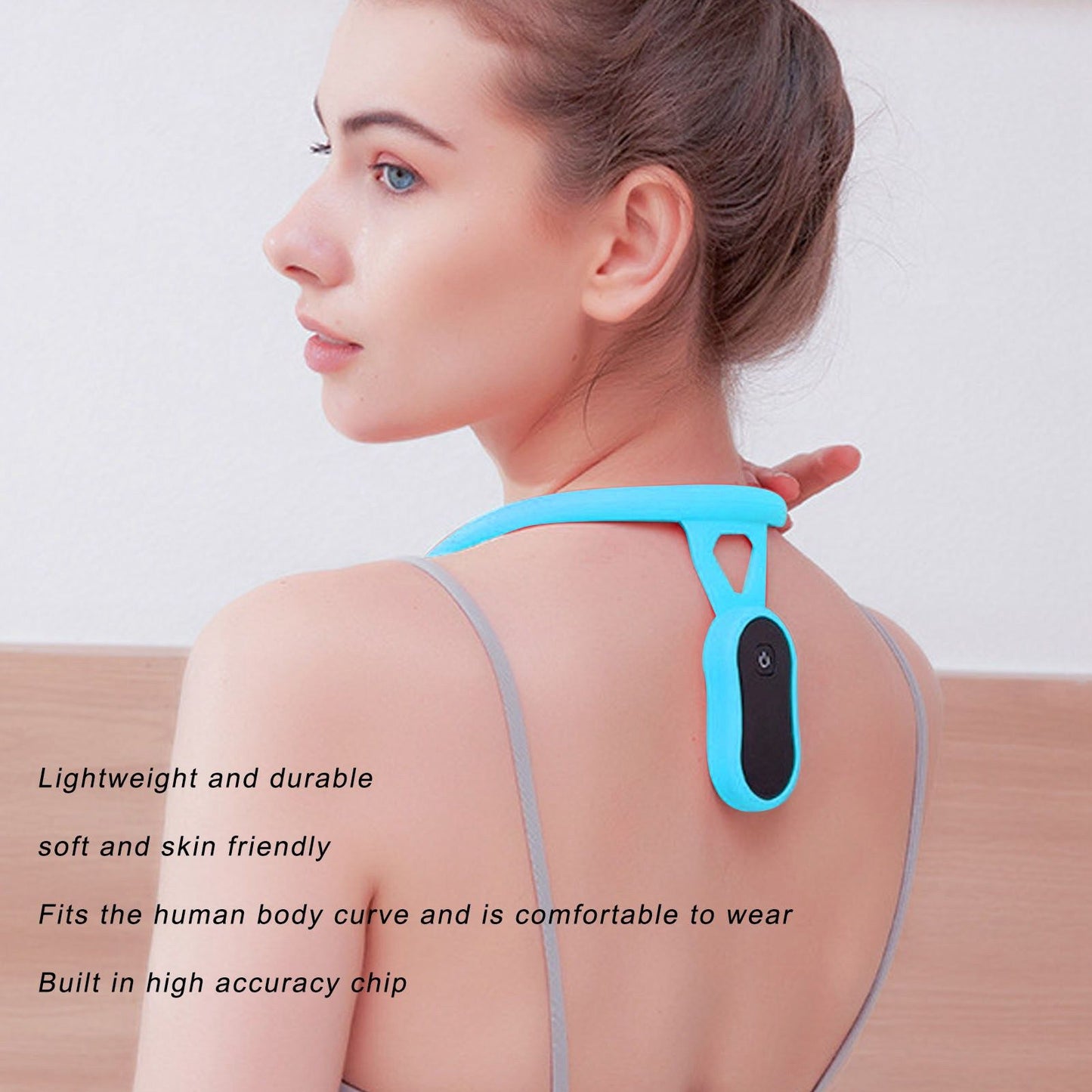 Intelligent Posture Corrector Vibration Reminder Automatic Memory Function Lightweight Posture Trainer for V1294-YM0523-3113220051312