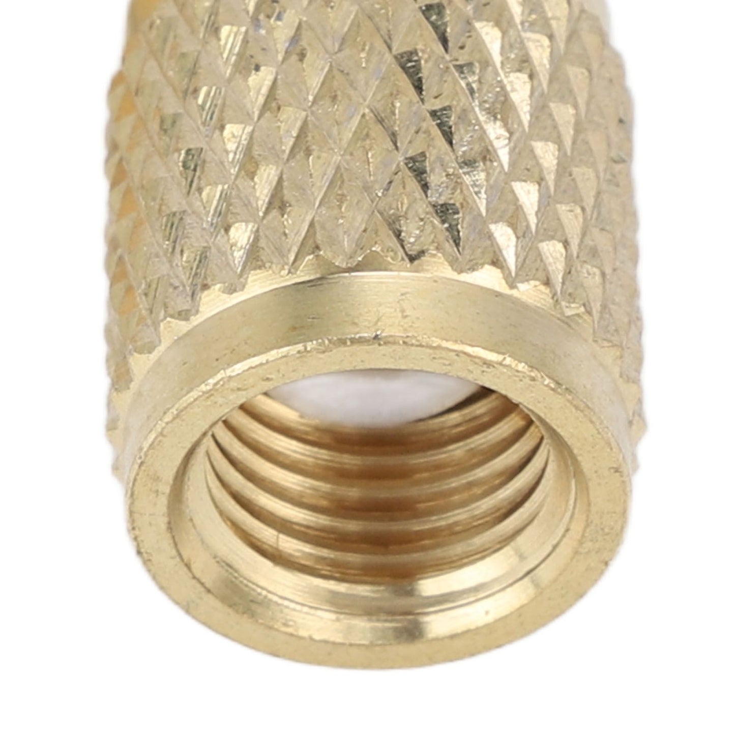 Quick Coupler Tee Adapter with Valve Core Brass 1/4in SAE Sturdy Structure for R22 R12 R134 V1294-YM0523-3113220052311