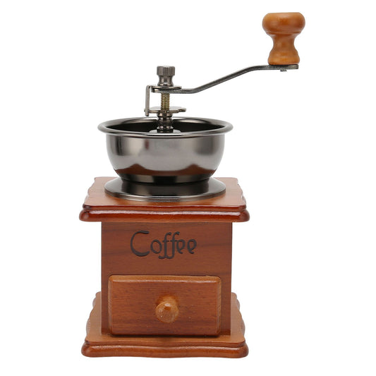 Manual Coffee Bean Grinder Vintage Style Hand Coffee Mill Grinder for Home Coffee Shop Milk Tea Shop V1294-YM0523-3113220055011
