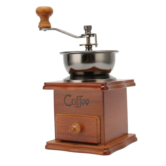 Manual Coffee Bean Grinder Vintage Style Hand Coffee Mill Grinder for Home Coffee Shop Milk Tea Shop V1294-YM0523-3113220055011