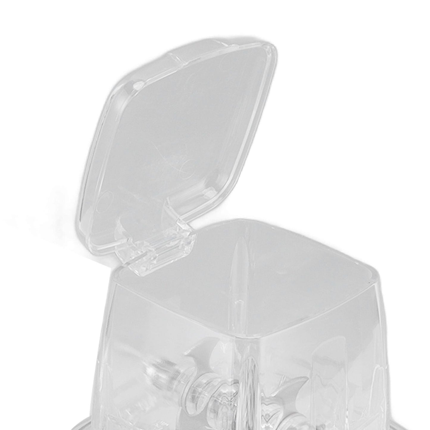 Hand Cranked Ice Crusher Clear Rustproof Multifunctional Manual Ice Crusher for Home Kitchen Transparent V1294-YM0523-3113220055511