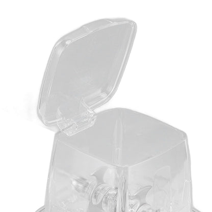 Hand Cranked Ice Crusher Clear Rustproof Multifunctional Manual Ice Crusher for Home Kitchen Transparent V1294-YM0523-3113220055511