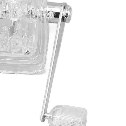 Hand Cranked Ice Crusher Clear Rustproof Multifunctional Manual Ice Crusher for Home Kitchen Transparent V1294-YM0523-3113220055511