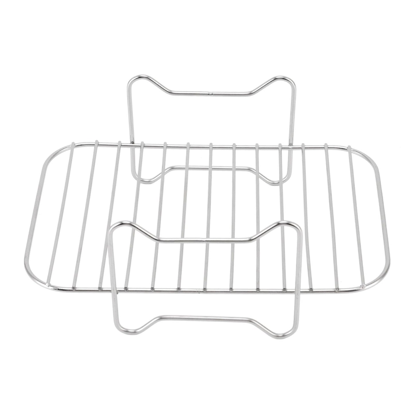 Fryer Stainless Steel Rack Fryer Accessories Multi Purpose Grilling Holder Outdoor BBQ Tools V1294-YM0523-3113220056311