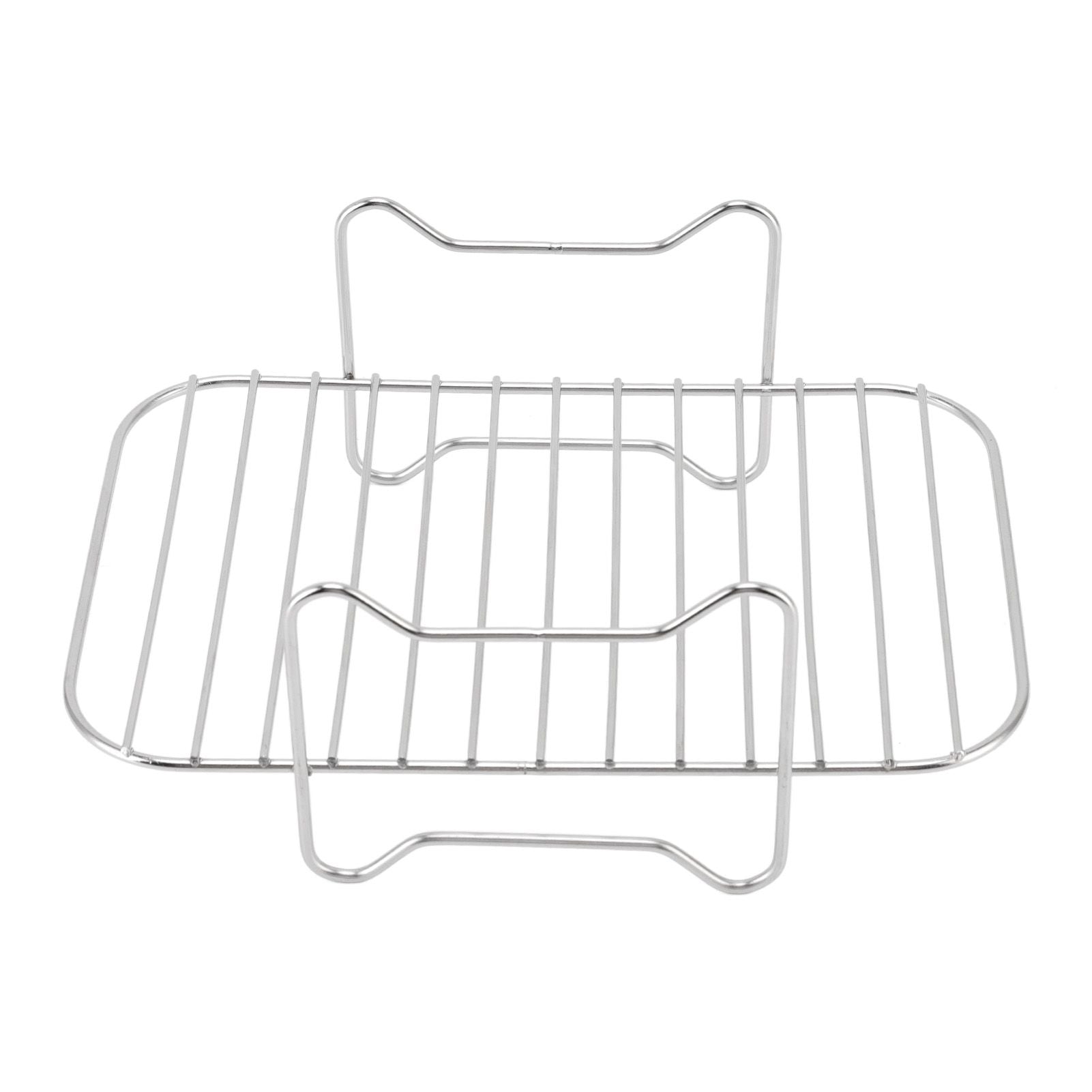 Fryer Stainless Steel Rack Fryer Accessories Multi Purpose Grilling Holder Outdoor BBQ Tools V1294-YM0523-3113220056311