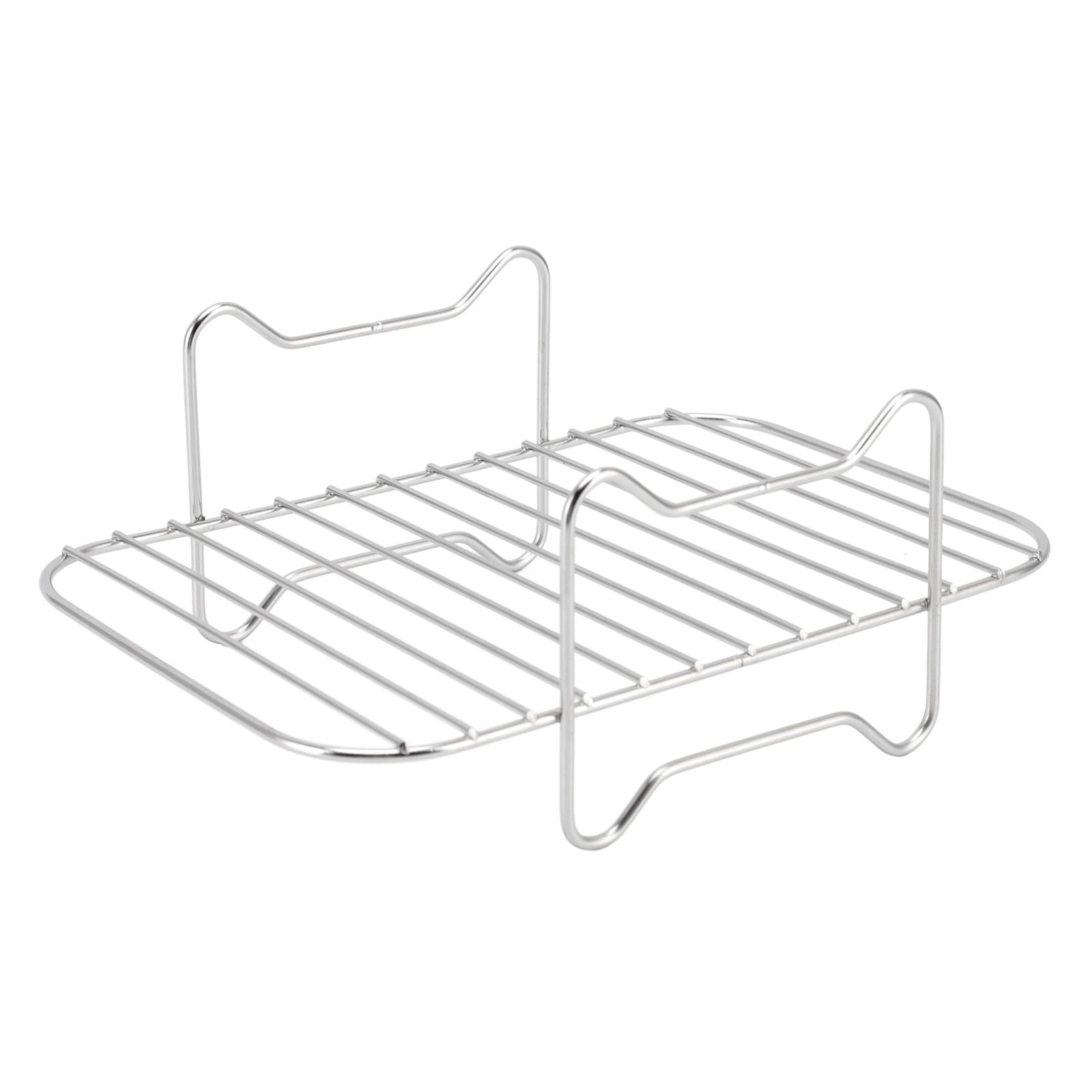 Fryer Stainless Steel Rack Fryer Accessories Multi Purpose Grilling Holder Outdoor BBQ Tools V1294-YM0523-3113220056311