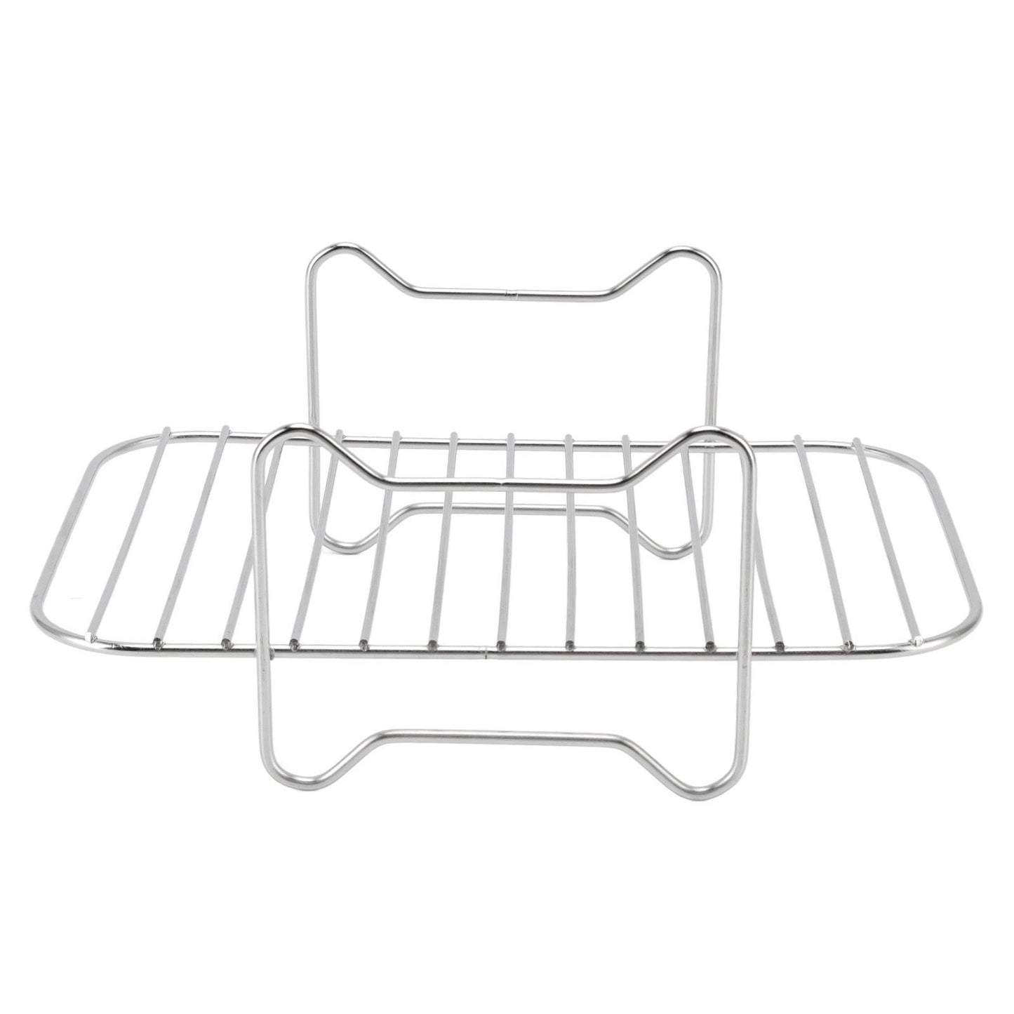 Fryer Stainless Steel Rack Fryer Accessories Multi Purpose Grilling Holder Outdoor BBQ Tools V1294-YM0523-3113220056311