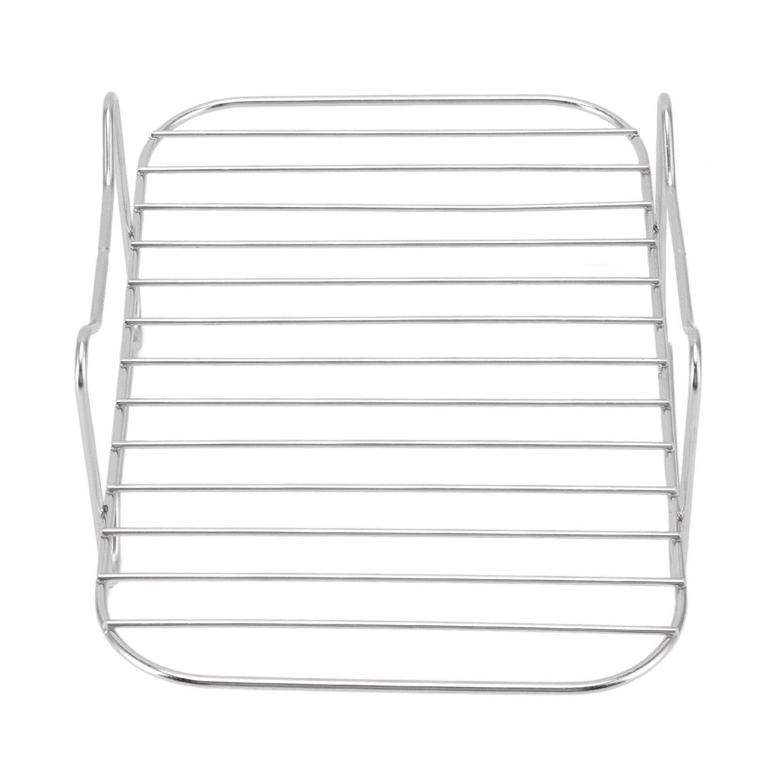 Fryer Stainless Steel Rack Fryer Accessories Multi Purpose Grilling Holder Outdoor BBQ Tools V1294-YM0523-3113220056311
