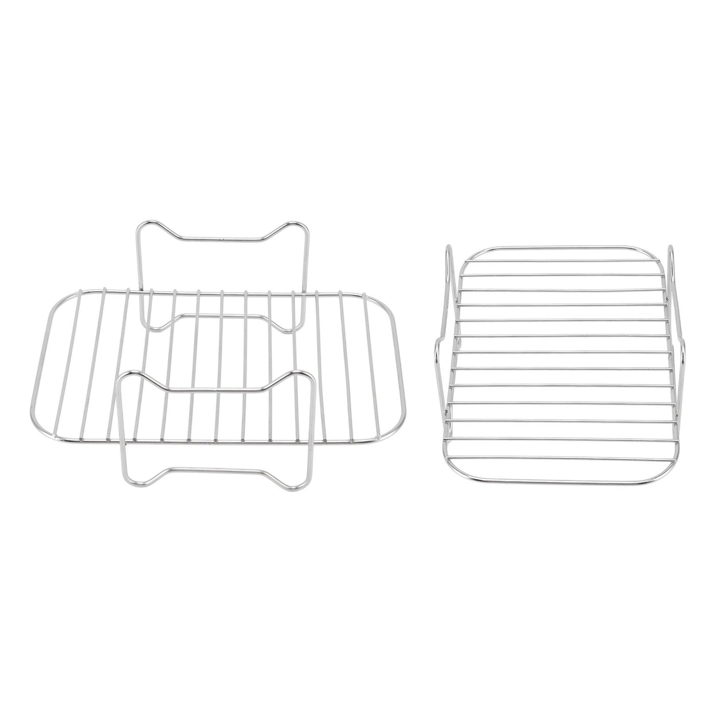 Fryer Stainless Steel Rack Fryer Accessories Multi Purpose Grilling Holder Outdoor BBQ Tools V1294-YM0523-3113220056311