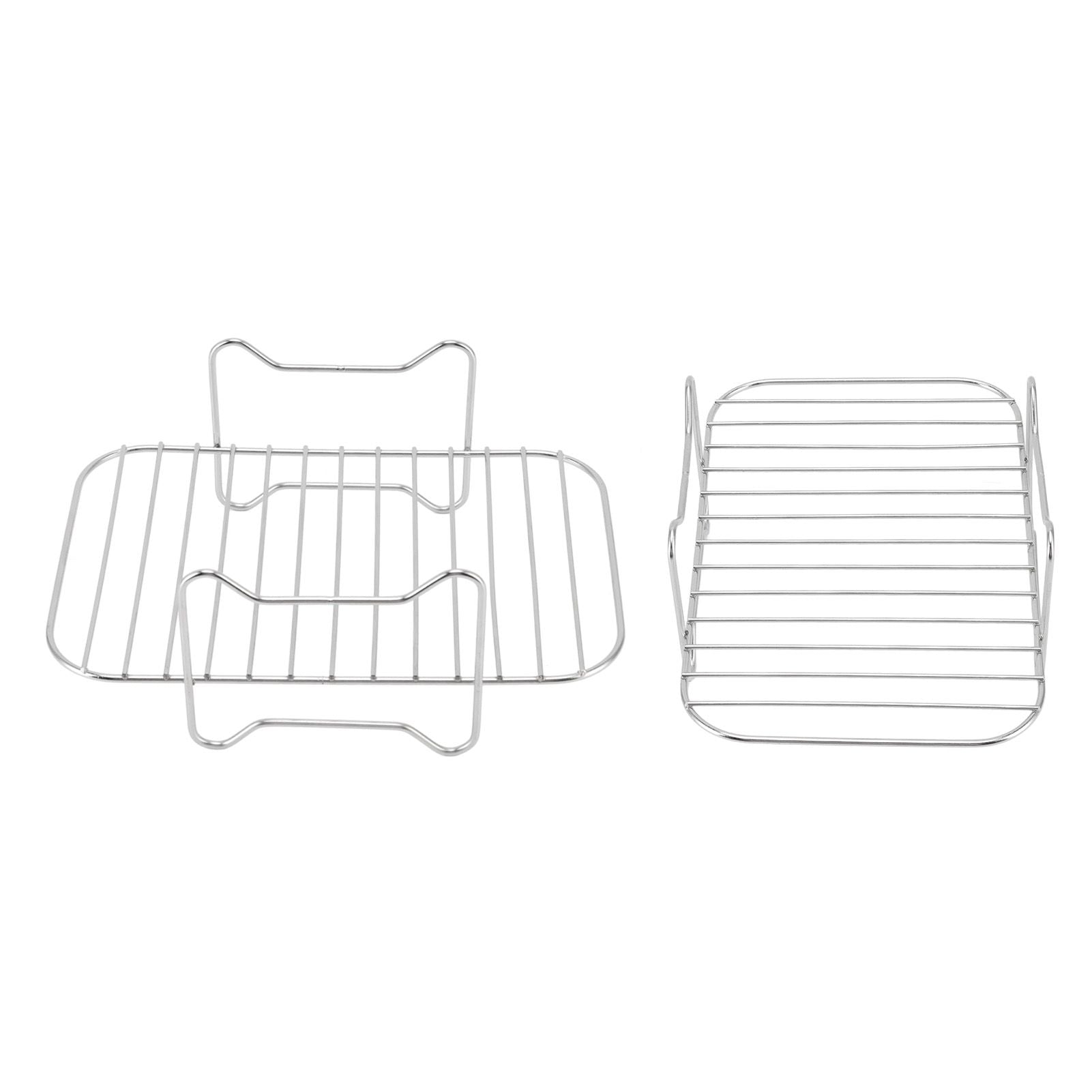 Fryer Stainless Steel Rack Fryer Accessories Multi Purpose Grilling Holder Outdoor BBQ Tools V1294-YM0523-3113220056311