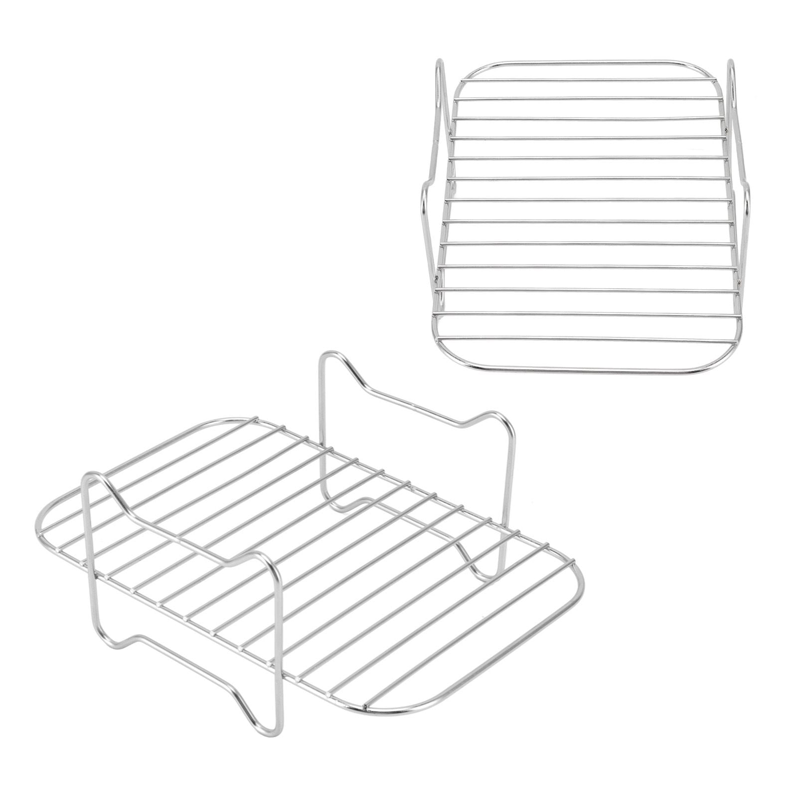 Fryer Stainless Steel Rack Fryer Accessories Multi Purpose Grilling Holder Outdoor BBQ Tools V1294-YM0523-3113220056311
