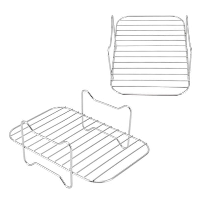 Fryer Stainless Steel Rack Fryer Accessories Multi Purpose Grilling Holder Outdoor BBQ Tools V1294-YM0523-3113220056311