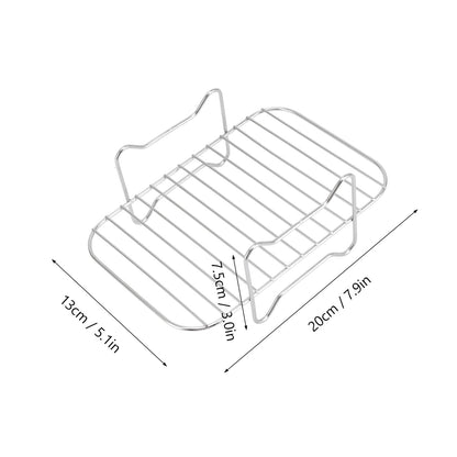 Fryer Stainless Steel Rack Fryer Accessories Multi Purpose Grilling Holder Outdoor BBQ Tools V1294-YM0523-3113220056311