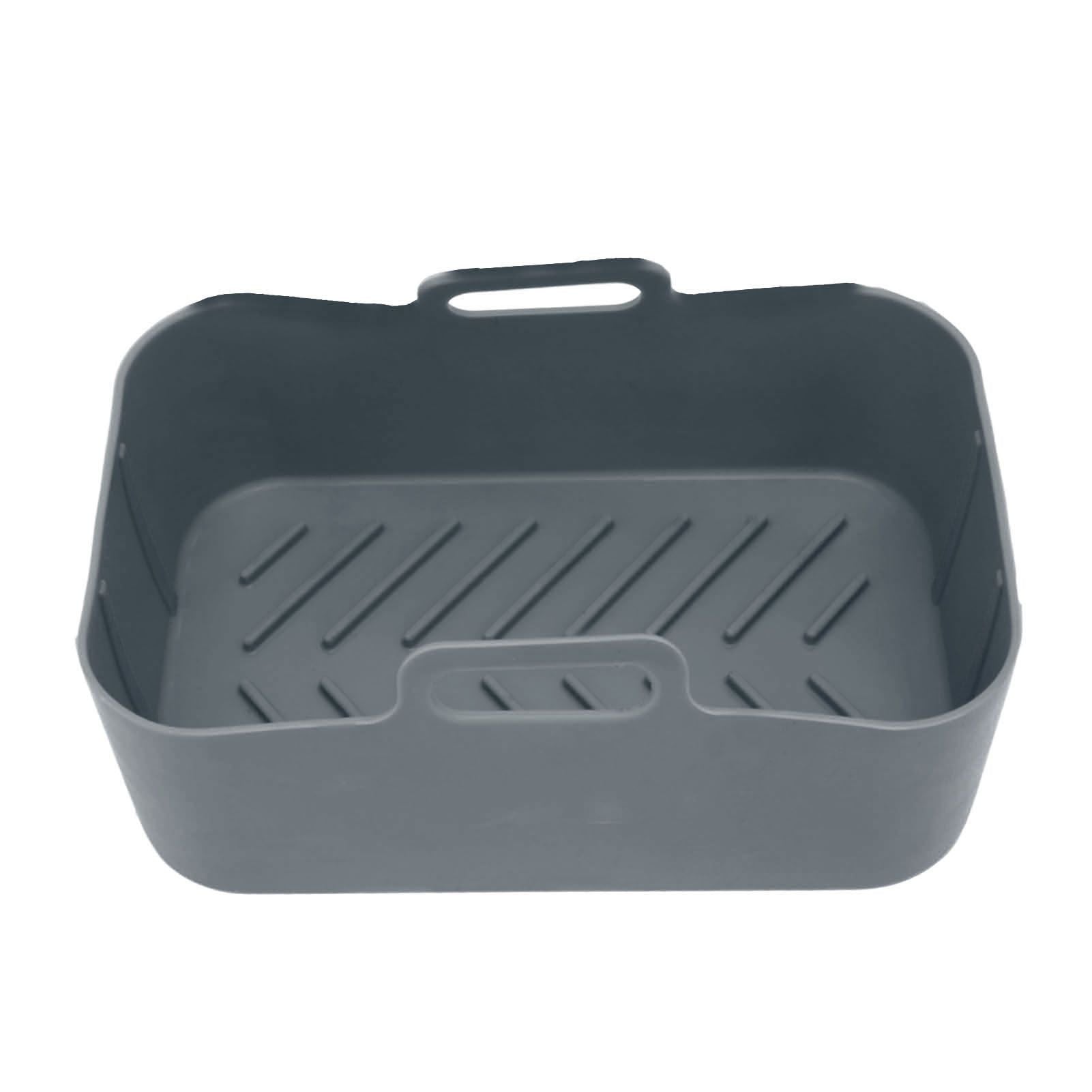 Fryer Silicone Pot Non Stick Reusable Liner Basket Replacement for Ninja DZ201 Foodi 8QT Gray V1294-YM0523-3113220057911