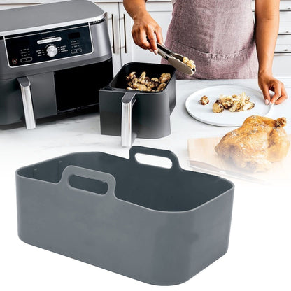 Fryer Silicone Pot Non Stick Reusable Liner Basket Replacement for Ninja DZ201 Foodi 8QT Gray V1294-YM0523-3113220057911