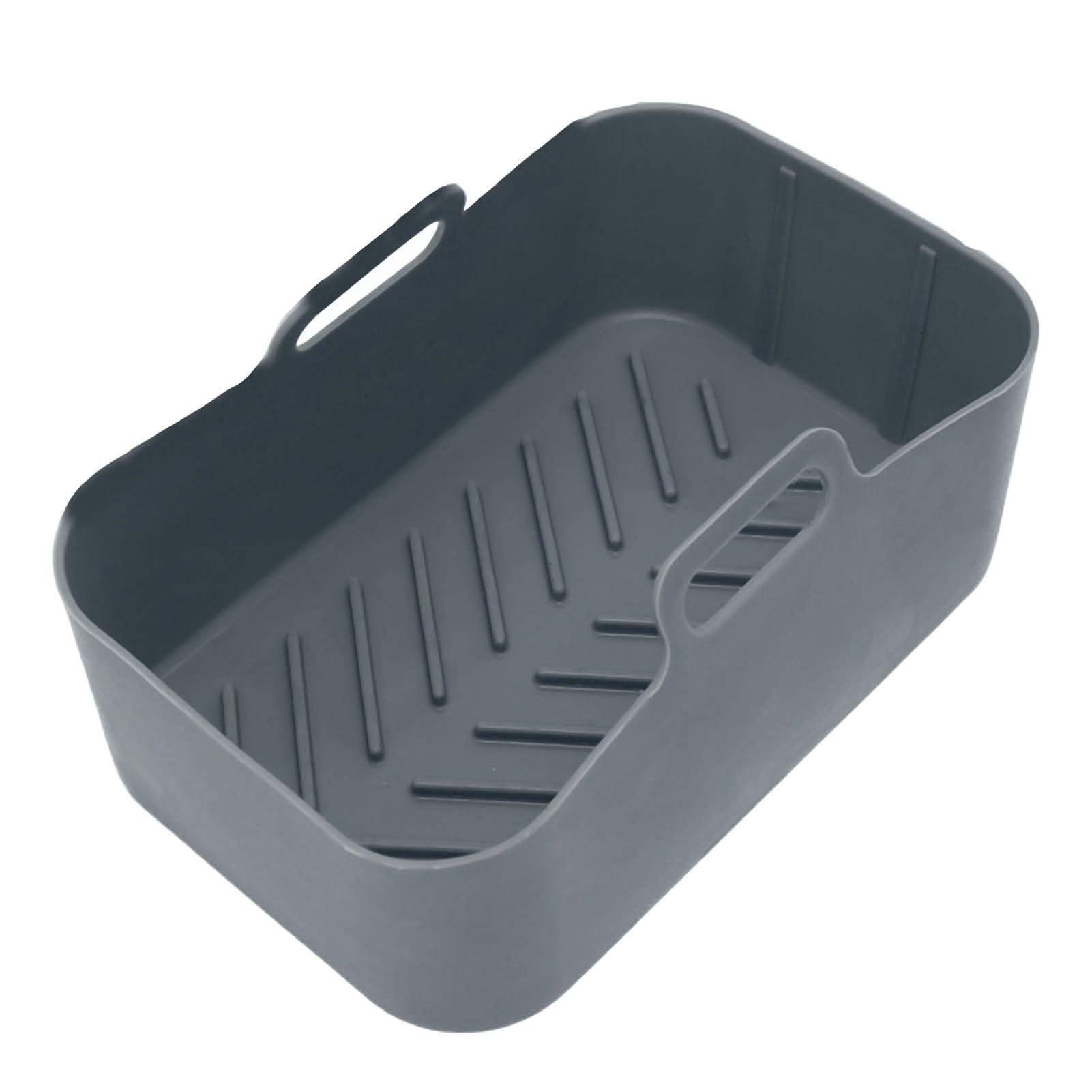 Fryer Silicone Pot Non Stick Reusable Liner Basket Replacement for Ninja DZ201 Foodi 8QT Gray V1294-YM0523-3113220057911