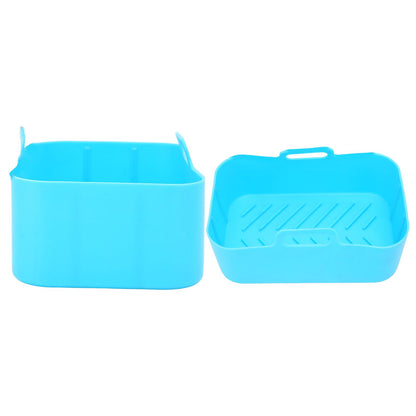 Fryer Silicone Pot Non Stick Reusable Liner Basket Replacement for Ninja DZ201 Foodi 8QT Blue V1294-YM0523-3113220057912
