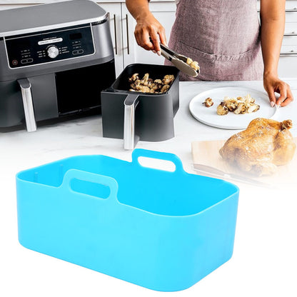 Fryer Silicone Pot Non Stick Reusable Liner Basket Replacement for Ninja DZ201 Foodi 8QT Blue V1294-YM0523-3113220057912