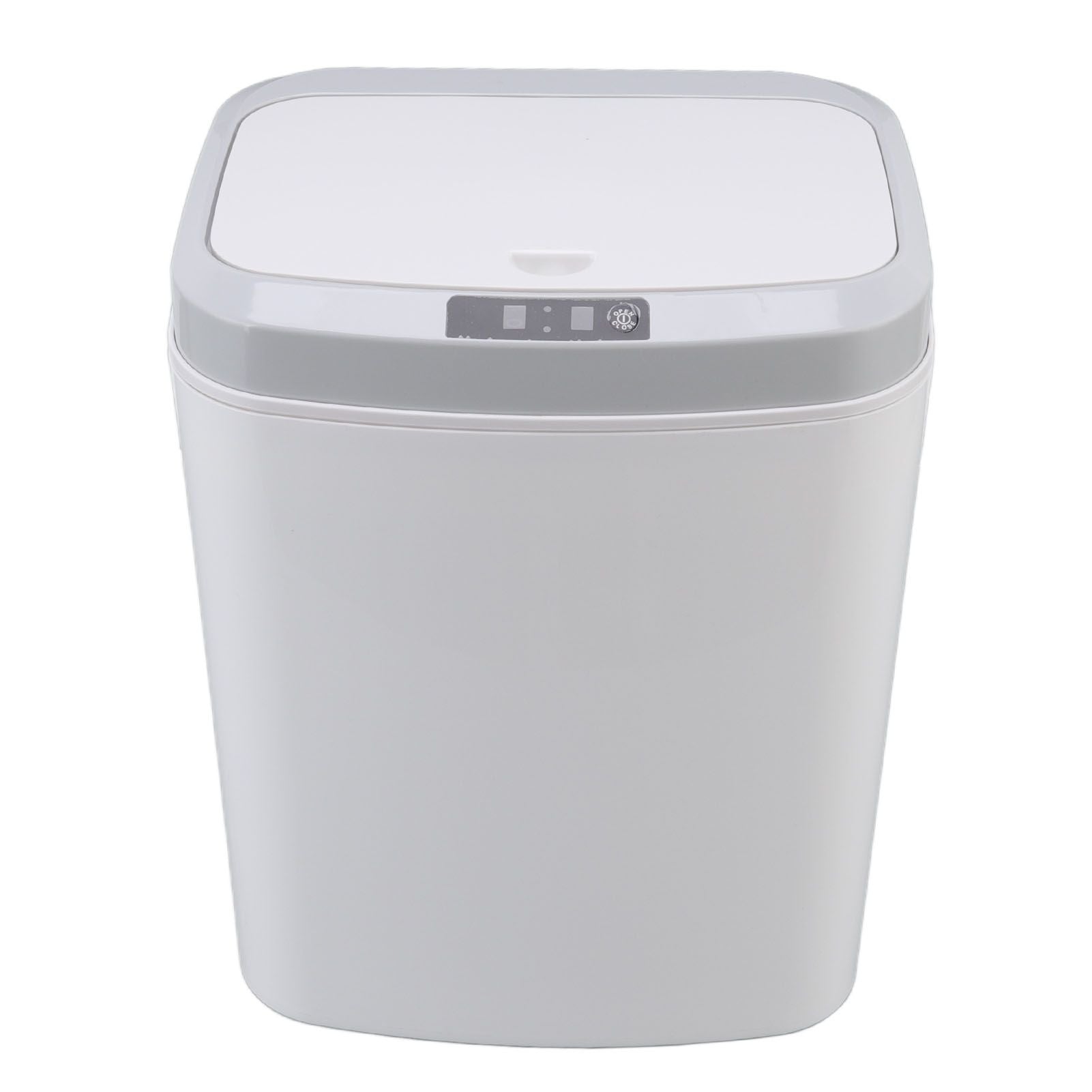 Smart Trash Can 16L Infrared Induction Button Control Manual Mute Household Automatic Trash Can with Night V1294-YM0523-3113220058411