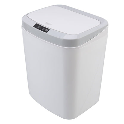 Smart Trash Can 16L Infrared Induction Button Control Manual Mute Household Automatic Trash Can with Night V1294-YM0523-3113220058411