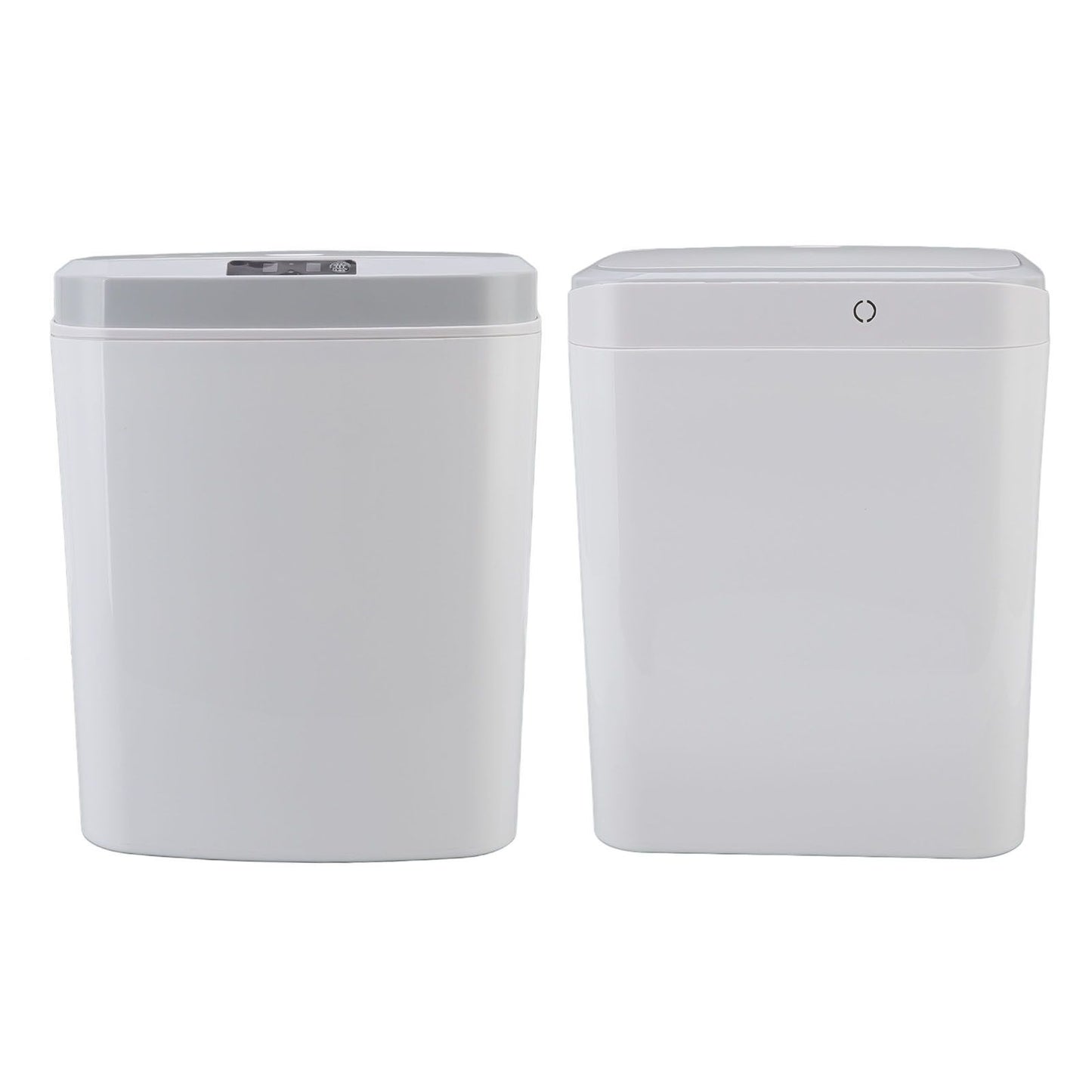 Smart Trash Can 16L Infrared Induction Button Control Manual Mute Household Automatic Trash Can with Night V1294-YM0523-3113220058411