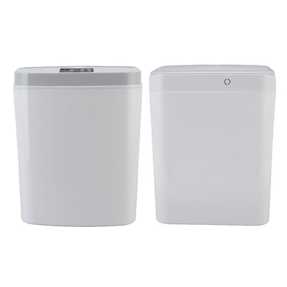 Smart Trash Can 16L Infrared Induction Button Control Manual Mute Household Automatic Trash Can with Night V1294-YM0523-3113220058411