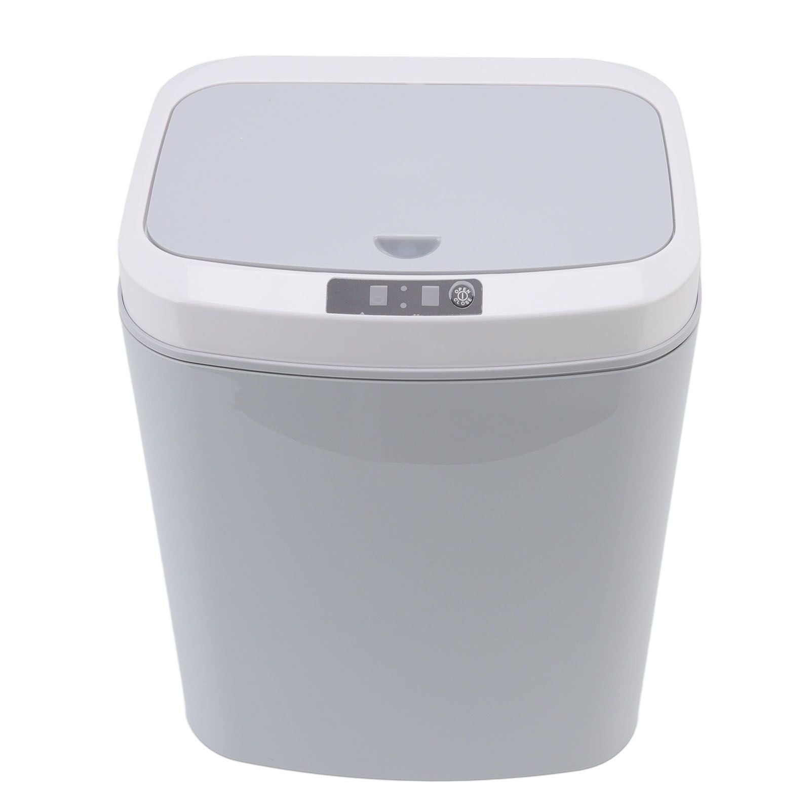 Smart Trash Can 16L Infrared Induction Button Control Manual Mute Household Automatic Trash Can with Night V1294-YM0523-3113220058412