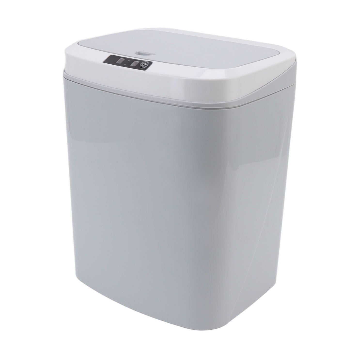 Smart Trash Can 16L Infrared Induction Button Control Manual Mute Household Automatic Trash Can with Night V1294-YM0523-3113220058412