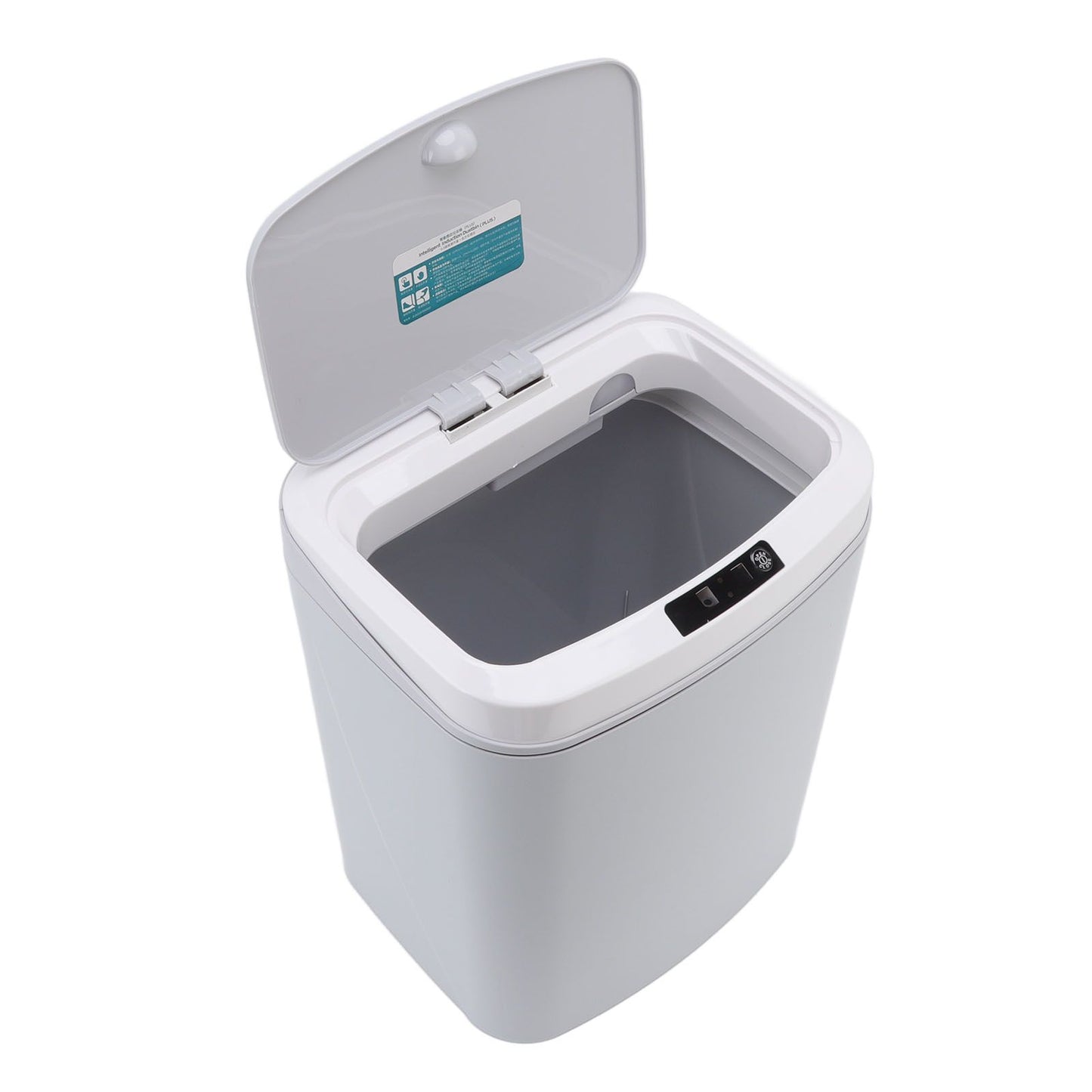 Smart Trash Can 16L Infrared Induction Button Control Manual Mute Household Automatic Trash Can with Night V1294-YM0523-3113220058412